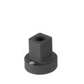 Grey Pneumatic 1/4" F x 1/2" M Reducing Sleeve Adapter 912RA